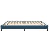vidaXL Estructura de cama sin colch&oacute;n terciopelo azul oscuro 200x210cm