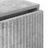 vidaXL Aparador Gris Concreto 79,5 x 33 x 82 cm Madera de ingenier&iacute;a