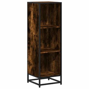 vidaXL Estanter&iacute;a madera de ingenier&iacute;a roble ahumado 33,5x33x107,5 cm