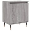 vidaXL Mesita de noche madera de ingenier&iacute;a gris Sonoma 40x30x50 cm