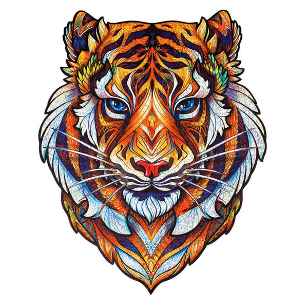 UNIDRAGON Rompecabezas Lovely Tiger 700 piezas madera 45x56 cm