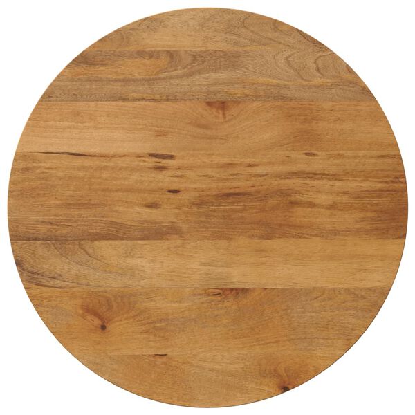 vidaXL Tablero de mesa redondo madera maciza de mango &Oslash; 90x3,8 cm