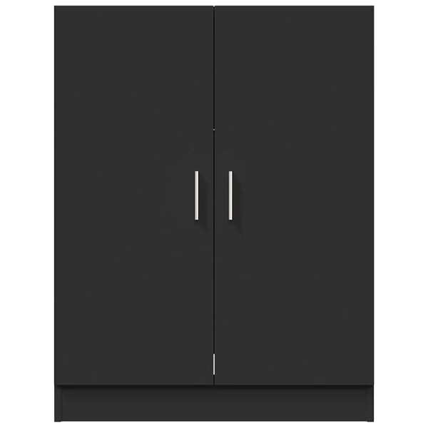 vidaXL Armario de lavadora negro 71x71,5x91,5 cm