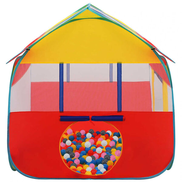 vidaXL Carpa de juegos con 550 bolas 123x120x126 cm