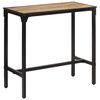 vidaXL Mesa de bar madera maciza de mango rugoso 110x55x107 cm