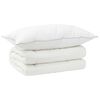 vidaXL Juego de edred&oacute;n y almohada 2 uds. 150x200 cm Invierno 450 GSM