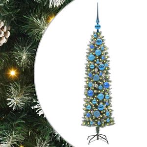vidaXL &Aacute;rbol Navide&ntilde;o Artificial Delgado con 150 LED Verde y 120 cm
