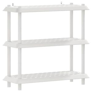 vidaXL Estanter&iacute;a 3 niveles 100 x 40 x 96 cm PP Blanco