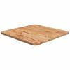 vidaXL Tablero de mesa cuadrado madera roble marr&oacute;n claro 40x40x1,5 cm