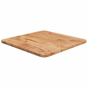 vidaXL Tablero de mesa cuadrado madera roble marr&oacute;n claro 40x40x1,5 cm