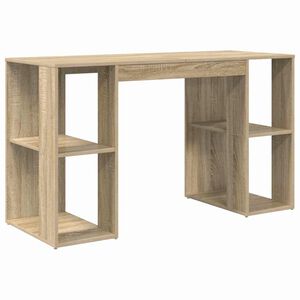 vidaXL Escritorio Roble Sonoma Madera de ingenier&iacute;a 130 x 50.5 x 75 cm