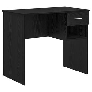 vidaXL Escritorio Roble Negro 90 x 49 x 75 cm Madera de ingenier&iacute;a