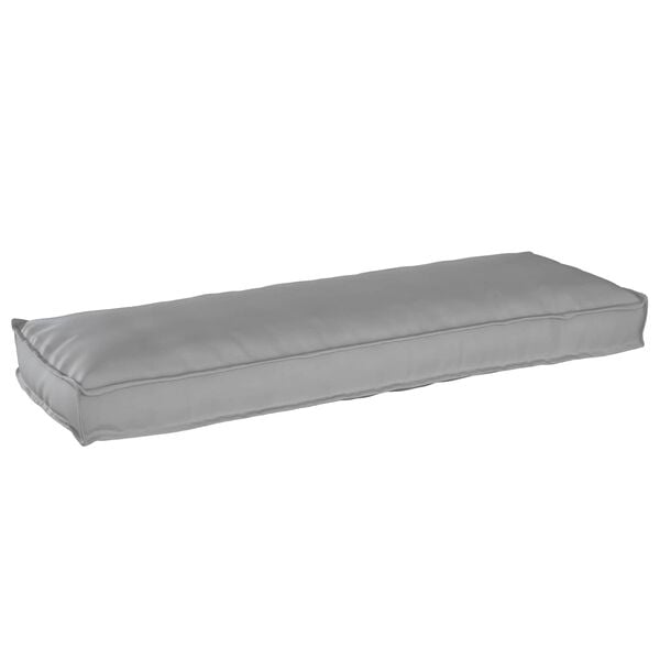 vidaXL Juego de Cojines para Palets 2 pcs Gris 120 x 40 x 8 cm