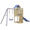 vidaXL Parque infantil de exterior madera de pino impregnada