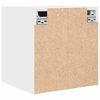 vidaXL Mesillas de noche de pared 2 uds blanco 38x34x40 cm