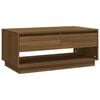 vidaXL Mesa de centro madera de ingenier&iacute;a marr&oacute;n roble 102,5x55x44 cm
