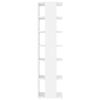 vidaXL Muebles zapateros 2 unidades blanco brillante 27,5x27x102 cm