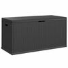 ProGarden Caja de almacenaje para jard&iacute;n gris oscuro 312 L