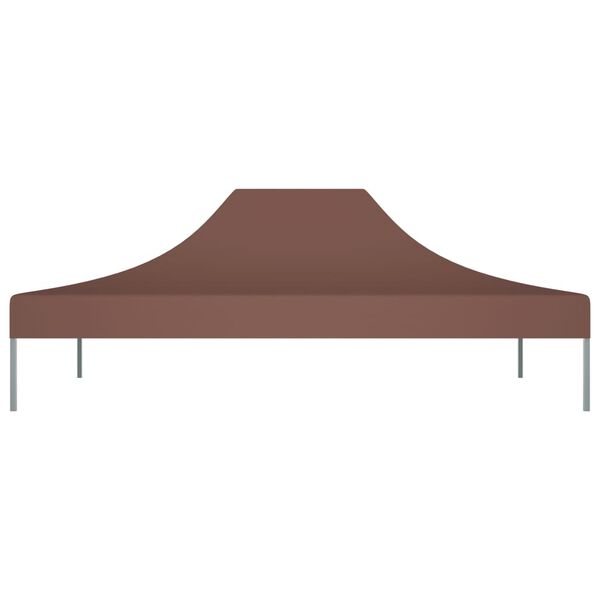 vidaXL Techo de carpa para celebraciones marr&oacute;n 4,5x3 m 270 g/m&sup2;