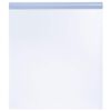 vidaXL Window Film Gris Esmerilado 23.6 x 196.9 in PVC