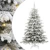 vidaXL &Aacute;rbol de Navidad artificial con ramas articuladas 210 cm