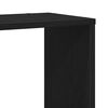 vidaXL Conjunto de mueble de TV Roble Negro 100 x 24 x 124,5 cm