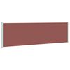 vidaXL Toldo lateral retr&aacute;ctil de jard&iacute;n marr&oacute;n 180x600 cm