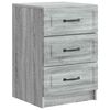 vidaXL Armario de Noche con caj&oacute;n Gris Sonoma 43 x 41 x 63,5 cm