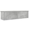 vidaXL Estantes de cocina apilables 2 uds gris hormig&oacute;n 60x15x16 cm
