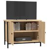vidaXL Mueble de TV con puertas roble Sonoma 60x35x45 cm madera de ingeniería
