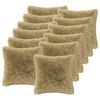 vidaXL Coj&iacute;n con almohada HEERLEN 12 uds. Gris Claro Fleece PV