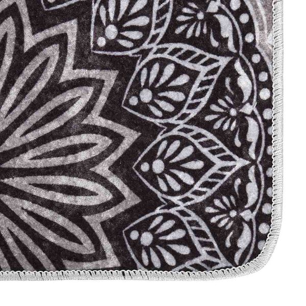 vidaXL Alfombra lavable patchwork multicolor 80x300 cm