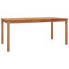 vidaXL Juego de comedor para jard&iacute;n 9 piezas madera maciza de teca