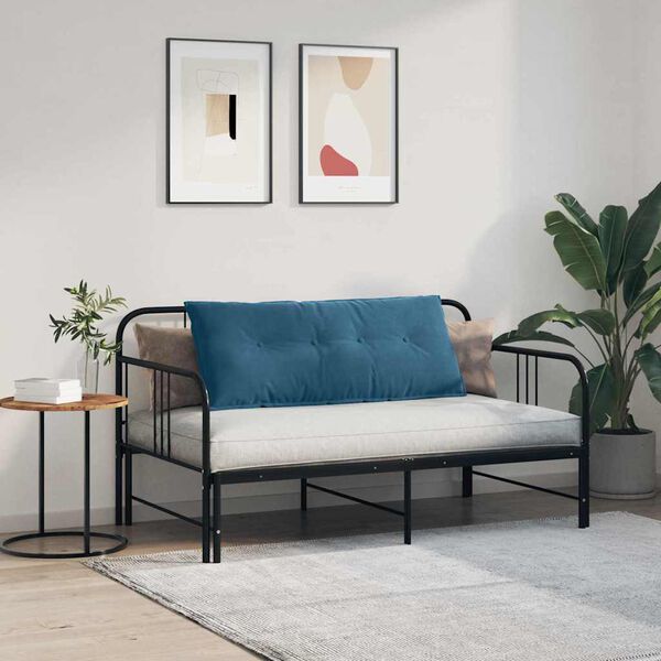 vidaXL Coj&iacute;n de Espalda Azul 120 x 50 cm Tela de pana