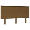vidaXL Cabecero de cama madera maciza de pino marr&oacute;n miel 139x6x82,5cm