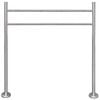 vidaXL Soporte de acero inoxidable para 2 buzones de exterior