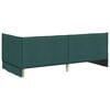 vidaXL Estructura de cama en esquina Verde oscuro 100 cm x 200 cm