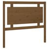 vidaXL Cabecero de cama madera maciza pino marr&oacute;n miel 105,5x4x100 cm