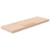vidaXL Tabla de estanter&iacute;a madera maciza roble sin tratar 60x20x2,5 cm