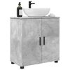 vidaXL Gabinete de Ba&ntilde;o con puerta Gris Concreto 61 x 35 x 64 cm
