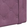 vidaXL Cabecera Colgante Morado 130 x 55 x 5 cm Terciopelo