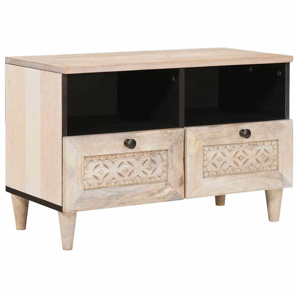 vidaXL Unidades de TV con cajón 70 x 33 x 46 cm Madera contrachapada