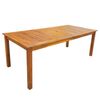 vidaXL Set de comedor de jard&iacute;n 9 piezas madera maciza de acacia