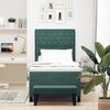 vidaXL Cama tipo Box Spring Verde oscuro 90 x 190 cm Terciopelo