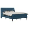 vidaXL Estructura de cama con colch&oacute;n Azul 180 x 200 cm Terciopelo
