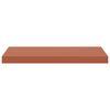 vidaXL Estante de pared 4 pcs Rojo 60 x 23 x 4 cm Madera de ingenier&iacute;a