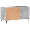 vidaXL Mueble de discos madera de ingeniería gris hormigón 85x38x48 cm