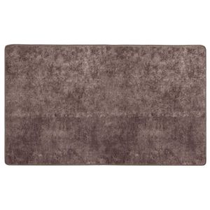 vidaXL Alfombra lavable antideslizante gris 80x150 cm
