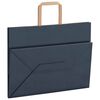vidaXL Bolsas de papel con asas 50 uds azul 32x17x25 cm