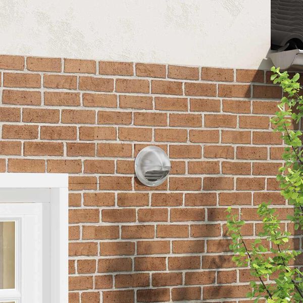 vidaXL Rejillas de ventilaci&oacute;n de aire 8 pcs Plateado 150 mm